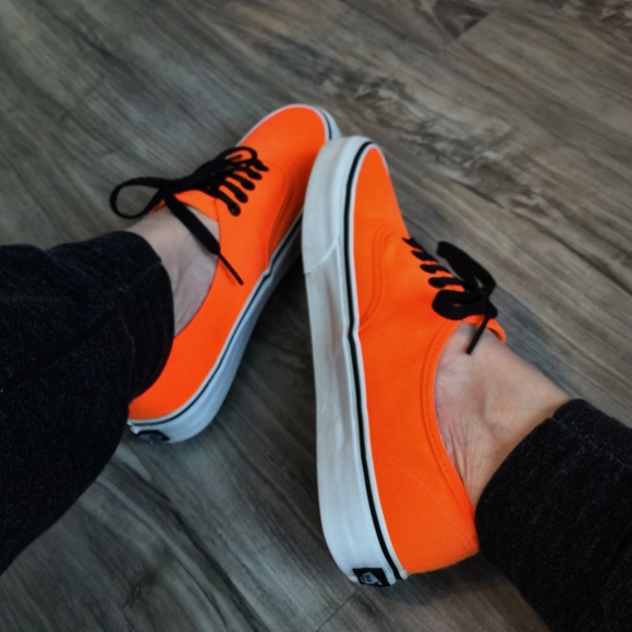 vans blazing orange